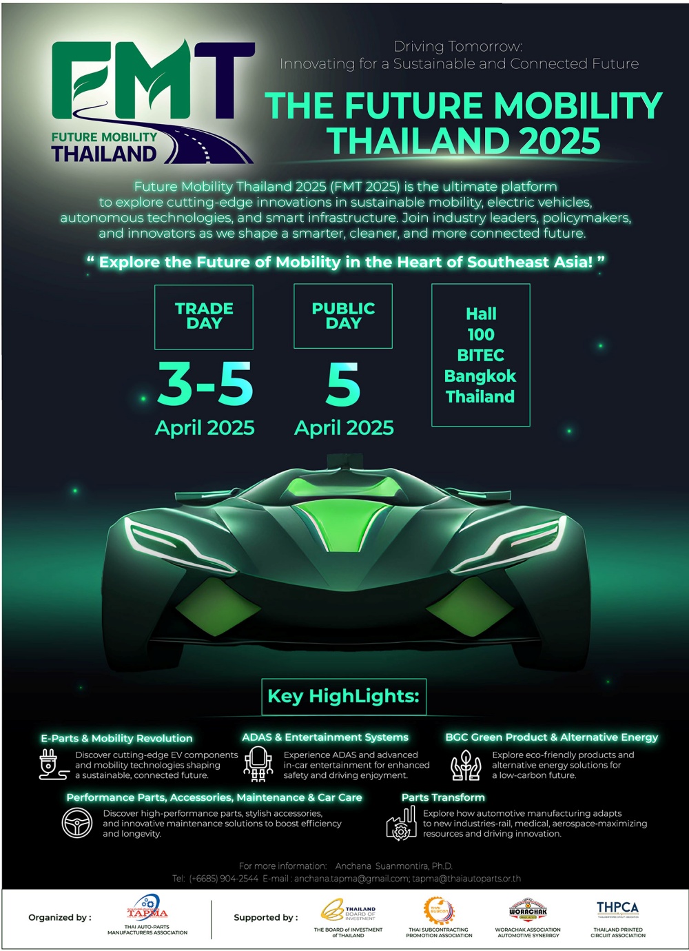 batch_FMT2025 TAPMA เปิดตัว Future Mobility Thailand 2025 เวทีเชื่อมโยงอุตสาหกรรมไทยสู่อนาคต