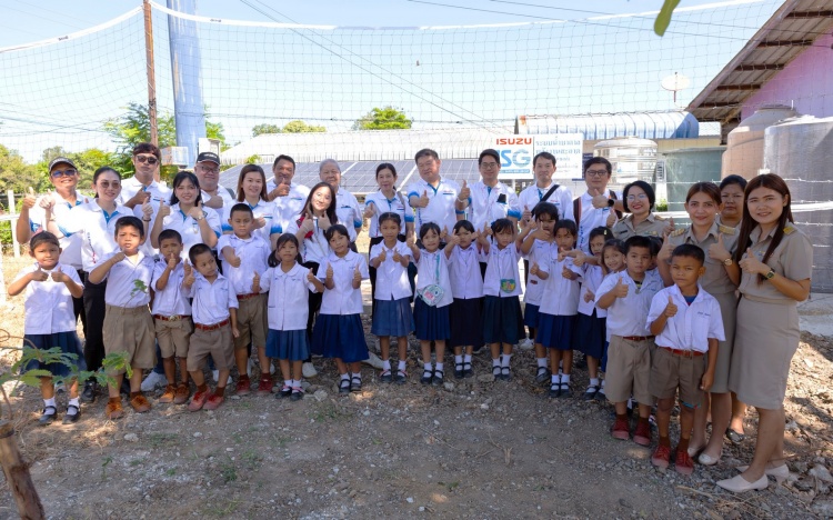 batch_2.โรงเรียนวัดบางไทร-จังหวัดฉะเชิงเทรา คณะบุคคลผู้ผลิตชิ้นส่วนอีซูซุ มอบเงินบริจาคให้กับโรงเรียน จำนวน 600,000 บาท