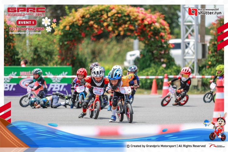 batch_3-2 Grandprix Runbike Championship Partnership with R.C.S. 2025 เปิดม่าน 2 สนามแรก นักซิ่งตัวจิ๋วดุเดือดเกินคาด