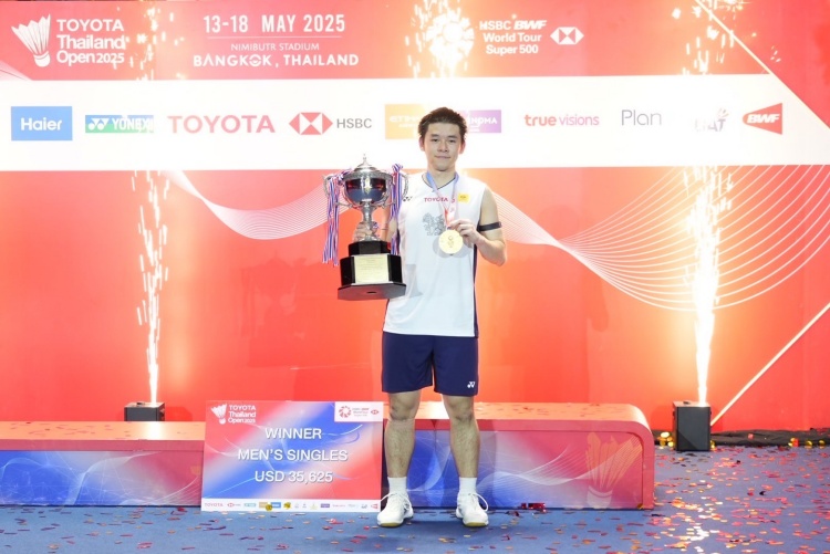 batch_2 “วิว กุลวุฒิ” คว้าแชมป์ชายเดี่ยว TOYOTA Thailand Open 2025 สมัยที่ 2