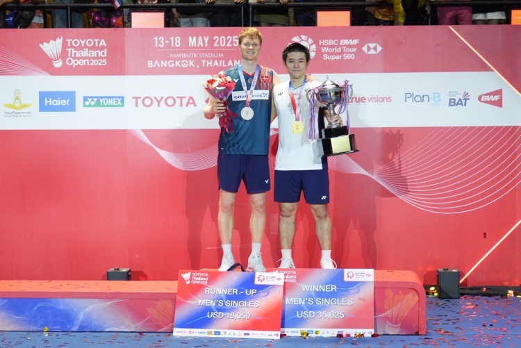 batch_4 “วิว กุลวุฒิ” คว้าแชมป์ชายเดี่ยว TOYOTA Thailand Open 2025 สมัยที่ 2