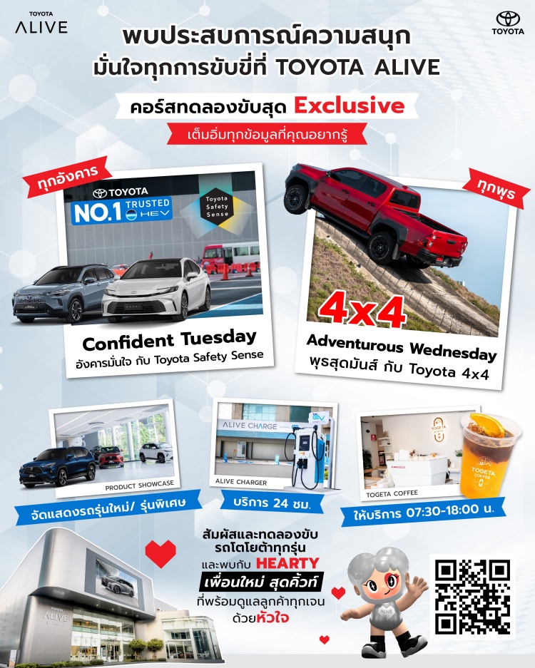 batch_1-ปก “น้อง HEARTY” มาสคอตน้องใหม่พร้อมส่งมอบประสบการณ์ความสุขจาก TOYOTA ALIVE