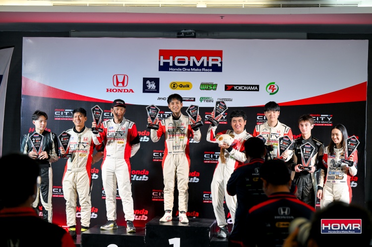 batch_9-1 "เคนตะ-ธนาศิวณัฐ" แบ่งชัยชนะ Honda One Make Race 2025 สนาม 2
