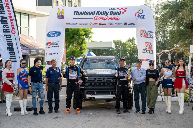 batch_Ford-TRRC-R2-2025_Podium_0 เรนเจอร์ แร็พเตอร์ โชว์ผลงานคว้า 2 โพเดียม ในศึก TRRC 2025 สนามที่ 2
