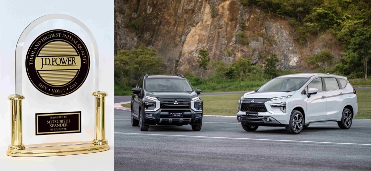 batch_Mitsubishi-Xpander-Ranked-No.1-in-MPV-segment Mitsubishi ทั้ง 2 รุ่น คว้าอันดับ 1 "รถใหม่คุณภาพสูง" จาก J.D. Power 2025