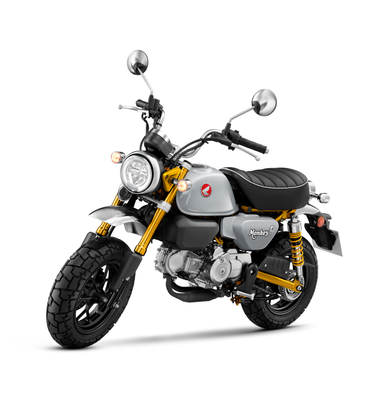 batch_Monkey-Moonlit-Silver_45-Left New Honda Monkey ‘Moonlit Silver’ สะกดทุกสายตาด้วยความซนสุดคลาสสิก
