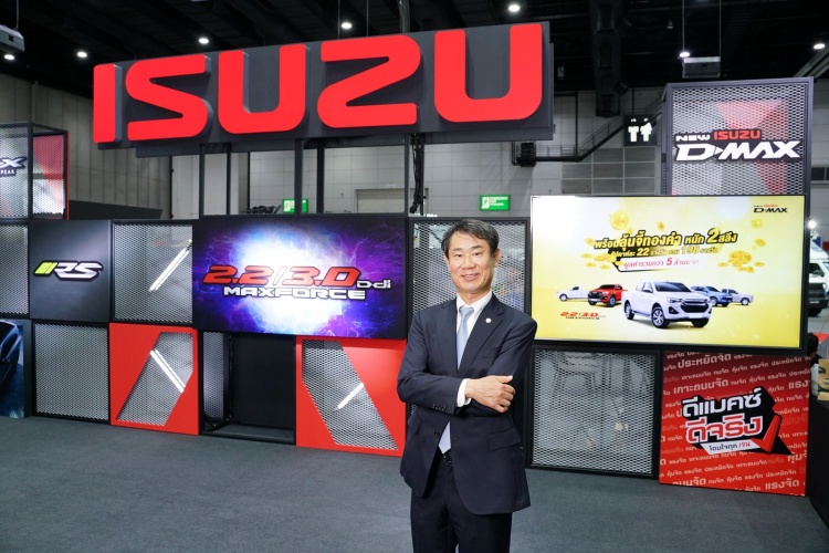 batch_02-มิสเตอร์ทาคาชิ-ฮาตะ-กรรมการผู้จัดการ-บริษัท-ตรีเพชรอีซูซุเซลส์-จำกัด-2 Isuzu ตอกย้ำรถคุณภาพ “ดีแมคซ์ ดีจริง” ในงาน FAST AUTO SHOW THAILAND 2025