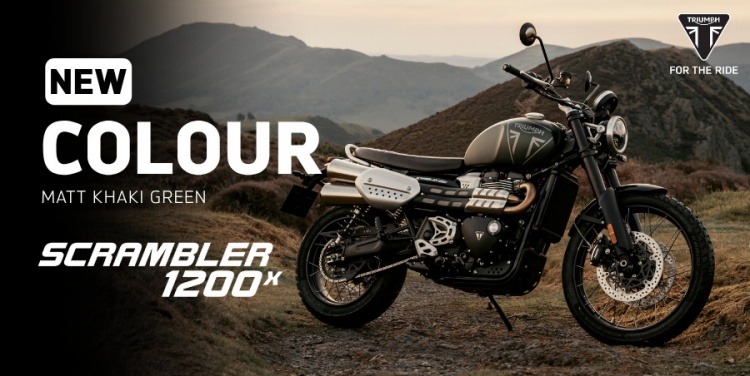 batch_Scrambler-1200-X_สี-Matt-Khaki-Green-1 Triumph เผยโฉมตัวเลือกสีใหม่ปี 2026 โดดเด่น สะกดทุกสายตา