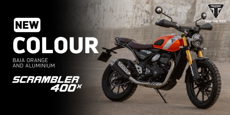 batch_Scrambler400x_สี-Baja-Orange-and-Aluminium-1 Triumph เผยโฉมตัวเลือกสีใหม่ปี 2026 โดดเด่น สะกดทุกสายตา