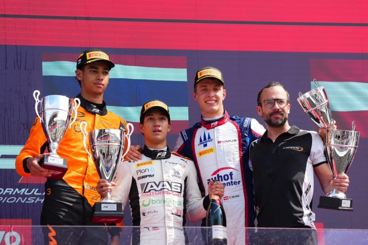 batch_LINE_ALBUM_F3-2025-Round-9-@Budapest-Hungary_250802_24 "เติ้น ทัศนพล" โชว์ฟอร์มแรงต่อเนื่อง ผงาดคว้าชัยครั้งที่ 2 ใน FIA - F3 ฮังกาโรริง