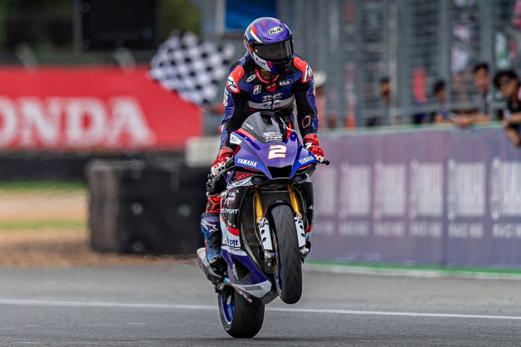 batch_10.ST1_No.2-นทีธาร_finish NEXZTER BRIC Superbike ดวลเดือด! "แสตมป์" คว้าชัยรุ่นใหญ่ “เบนซ์ เรซซิ่ง” ผงาดแชมป์สนาม 3