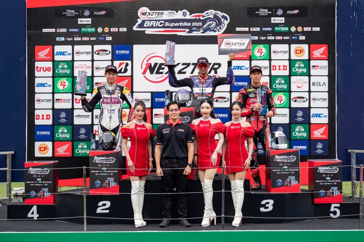 batch_13.ss600_โพเดียม NEXZTER BRIC Superbike ดวลเดือด! "แสตมป์" คว้าชัยรุ่นใหญ่ “เบนซ์ เรซซิ่ง” ผงาดแชมป์สนาม 3
