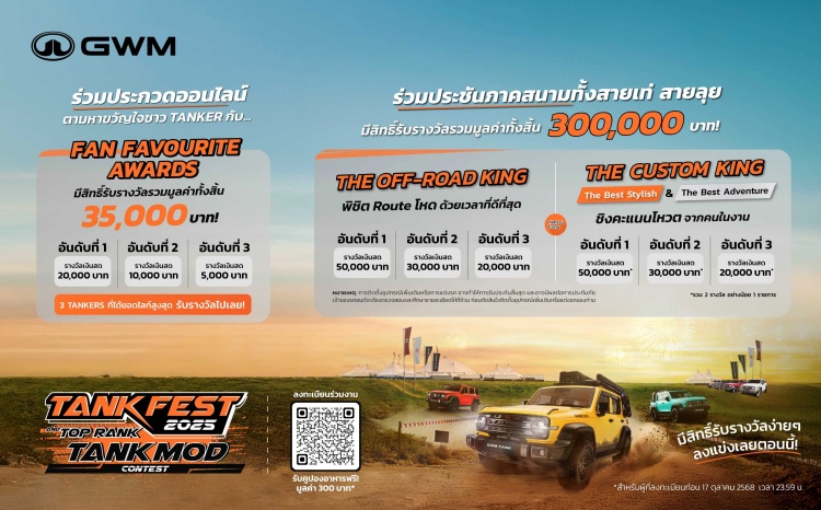batch_001_Teaser-of-GWM-TANK-Festival TANK FEST 2025 and TOP RANK TANK MOD GWM จัดใหญ่รวมพลคนรัก TANK ในสไตล์เฟสติวัล 18 ตุลาคมนี้!