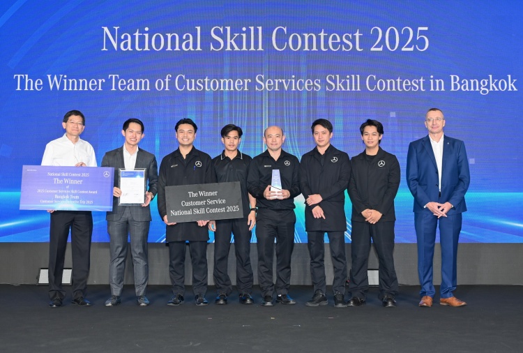 batch_Mercedes-Benz_Graduation-Day-Skill-Contest-6 Mercedes-Benz ร่วมยกระดับมาตรฐานและทักษะด้านการบริการหลังการขายให้กับบุคลากรไทยประจำปี