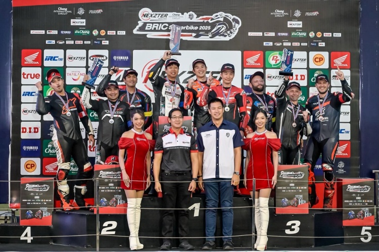 batch_1-ข่าว-เอ็นดูรานซ์-Honda-เหมาโพเดียม ทัพ Honda CBR1000RR-R ประเดิมคว้าแชมป์–เหมาโพเดียม ศึกซูเปอร์สต็อก เอ็นดูรานซ์ ครั้งแรกที่สนามช้างฯ
