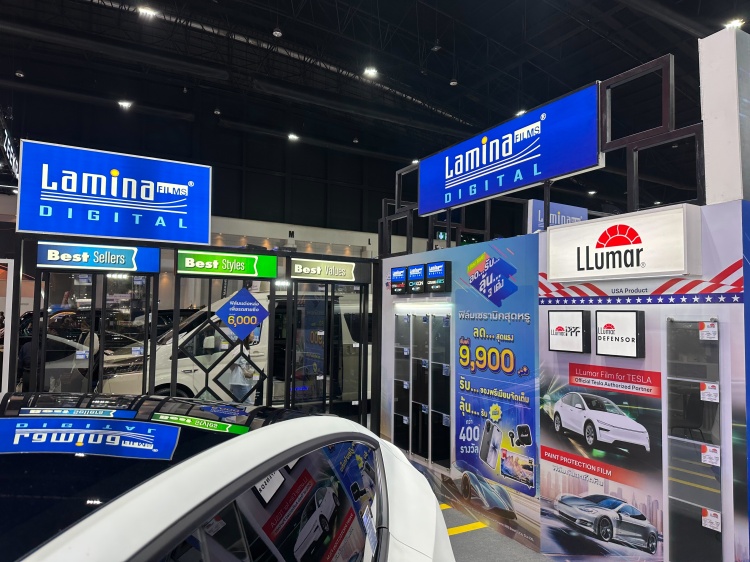 batch_2-5 Lamina Film นำเสนอผลิตภัณฑ์ฟิล์มกรองแสงที่ให้ค่า TSER ที่ดีที่สุดในงาน Motor Expo 2025