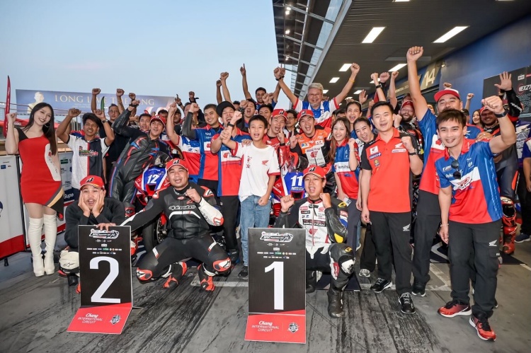 batch_2-ข่าว-เอ็นดูรานซ์-Honda-เหมาโพเดียม ทัพ Honda CBR1000RR-R ประเดิมคว้าแชมป์–เหมาโพเดียม ศึกซูเปอร์สต็อก เอ็นดูรานซ์ ครั้งแรกที่สนามช้างฯ