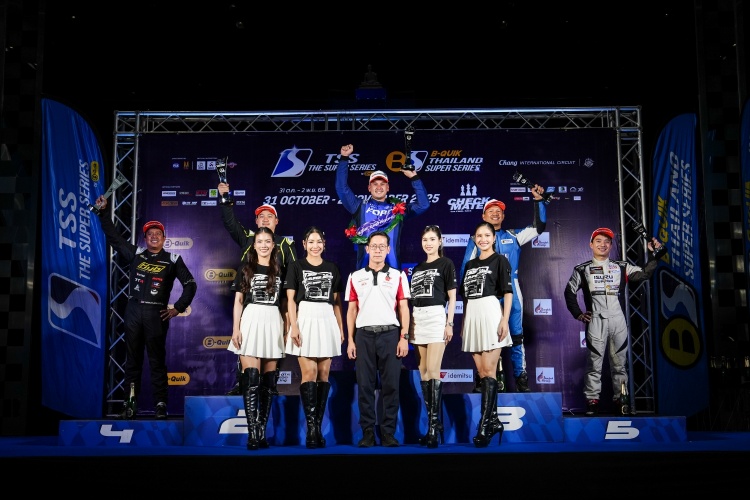 batch_Ford-TSS-2025-Final_1 Ford Ranger คว้าแชมป์ สนามปิดฤดูกาลไทยแลนด์ ซูเปอร์ ซีรี่ส์ 2025 ยืน 2 โพเดียมอย่างน่าประทับใจ
