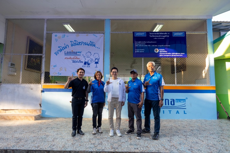 batch_08-โรงอาหาร-Mini-1 ลามิน่าสานฝันเด็กไทยได้เล่าเรียน ส่งมอบอาคารเรียนหลังใหม่ต่อเนื่องเป็นปีที่ 25