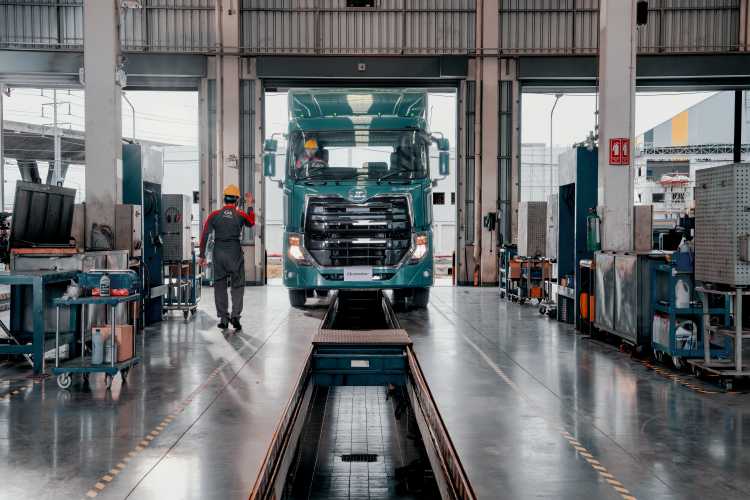 batch_Aftersales_servicing4 New UD Trucks Quester MY2026 รถพ่วงอเนกประสงค์ 350 แรงม้า มาตรฐานยูโร 5 ยกระดับครบทุกด้านของการขนส่ง