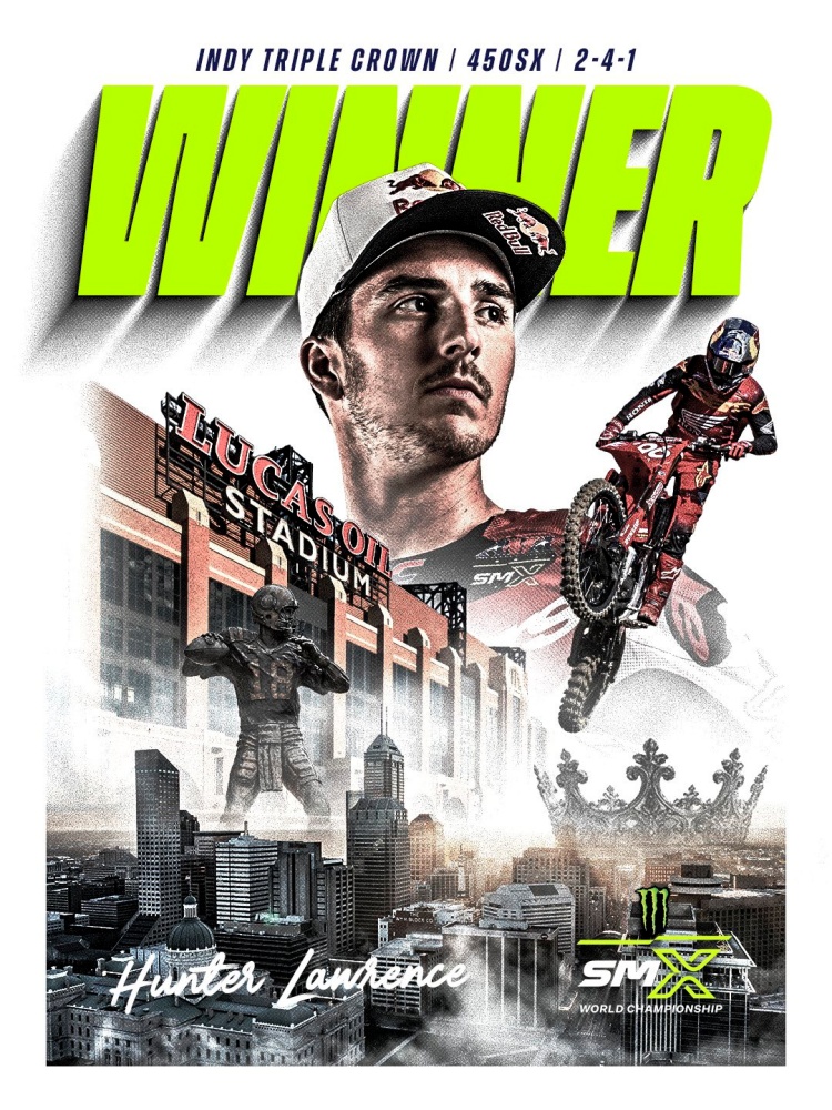 batch_1-AMA-SX-สนามที่-9 “ฮันเตอร์ ลอว์เรนซ์” คว้าชัย Triple Crown ศึก AMA SX 2026 สนามที่ 9 ครองอันดับ 1 แชมเปี้ยนชิพต่อเนื่อง