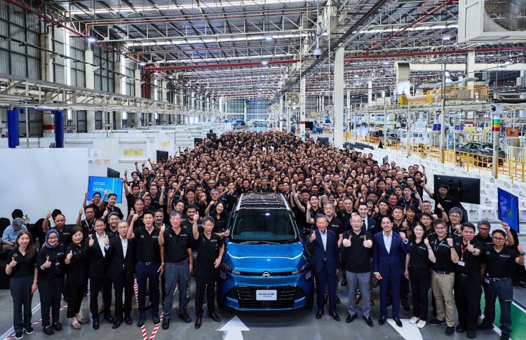 batch_Nissan_01 New Nissan Kick e-POWER เปิดสายการผลิตในประเทศไทยอย่างเป็นทางการ