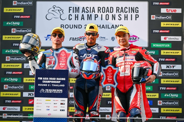 batch_8-ARRC-1000CC “ชิพ-นครินทร์” ปลดล็อกโพเดียมโฮมเรซ สู้ทุกโค้งคว้าท็อป 3 ARRC สนามที่ 2