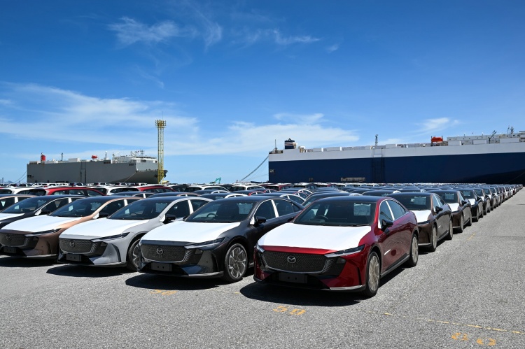 batch_Mazda6e_01 The All-Electric Mazda6e มาถึงประเทศไทยแล้ว พร้อมส่งมอบให้ลูกค้าเร็ว ๆ นี้