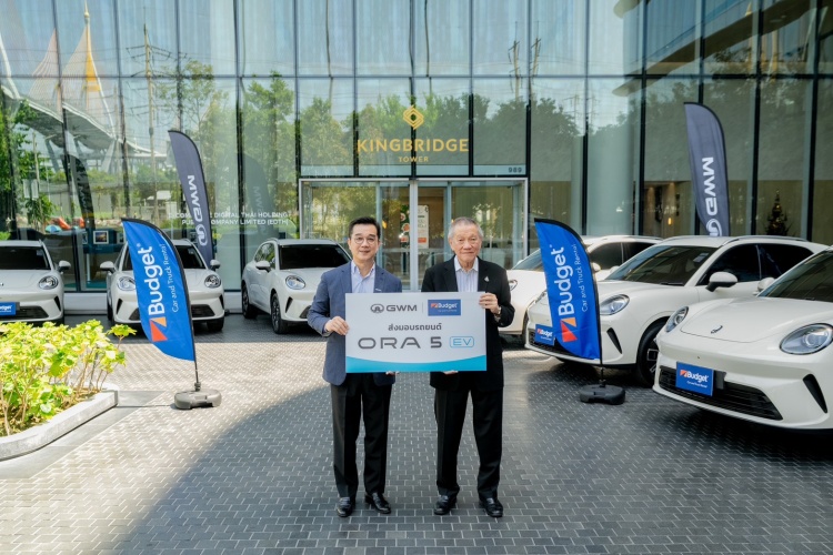 batch_02_GWM-Fleet-of-ORA-5-to-Budget-Thailand GWM ส่งมอบ GWM ORA 5 EV เสริมทัพบริการรถเช่า Budget Thailand
