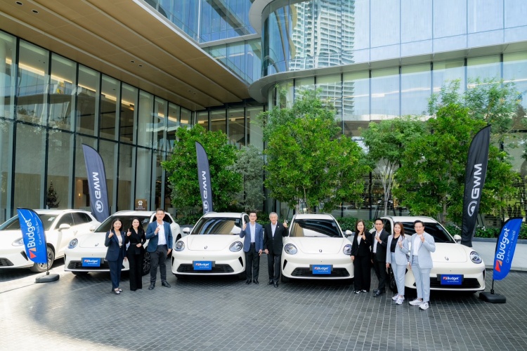 batch_03_GWM-Fleet-of-ORA-5-to-Budget-Thailand GWM ส่งมอบ GWM ORA 5 EV เสริมทัพบริการรถเช่า Budget Thailand