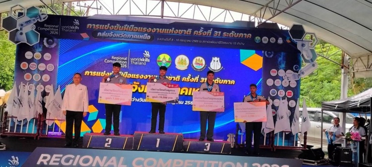 batch_331499 นักศึกษาวิทยาลัยเทคโนโลยียานยนต์โตโยต้า คว้ารางวัลชนะเลิศ 2 รายการจาก การแข่งขันฝีมือแรงงานแห่งชาติ ครั้งที่ 31 ระดับภาค ประจำปีการศึกษา 2569
