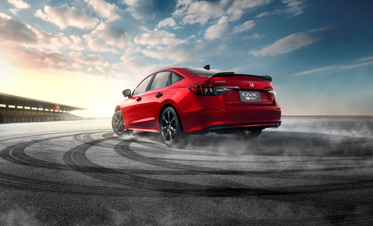batch_Honda-Civic-eHev-S-Shift-Launch_-Red-Concept ครั้งแรกในไทย! New Honda Civic e:HEV ใหม่ เพิ่ม! Honda S+ Shift, Blind Spot Information และ Cross Traffic Monitor
