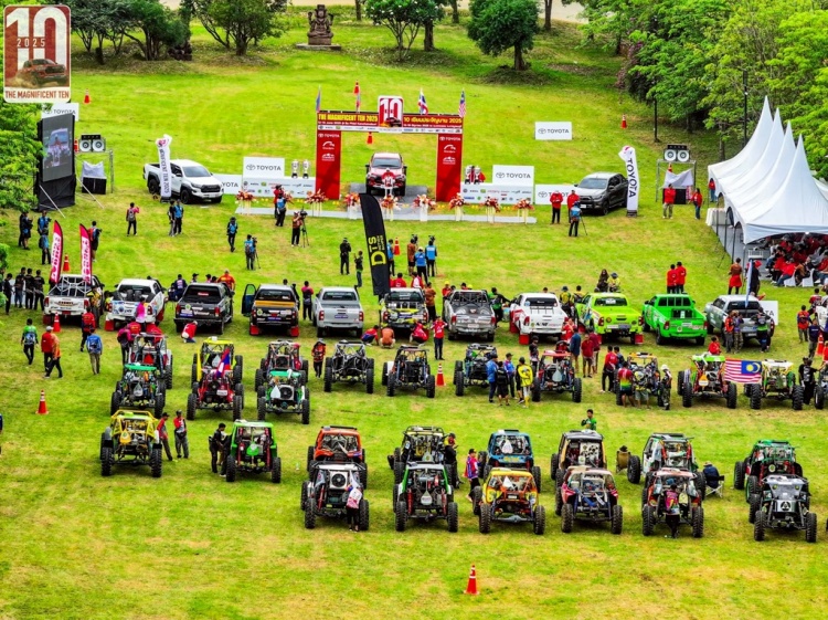 batch_LINE_ALBUM_ภาพโดรน_251002_187 เปิดศึก "2026 Toyota 4x4 The Magnificent Ten" ชิงแชมป์ 10 เซียนประจัญบาน นักแข่งไทย–ต่างชาติ พร้อมดวล 9–12 กรกฎาคมนี้ 