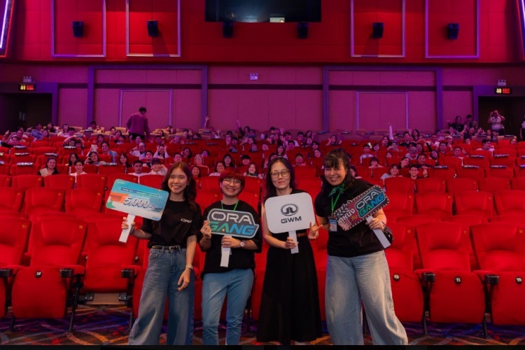 batch_ORA-Gang-Exclusive-Movie-Day-8.jpg GWM เปิดตัว "ORA GANG" เชื่อมโยงมิตรภาพของสังคมผู้ใช้ ORA พร้อมร่วมฉลองความสำเร็จ GWM ORA 5 ส่งมอบเข้าสู่ 5,000 คัน