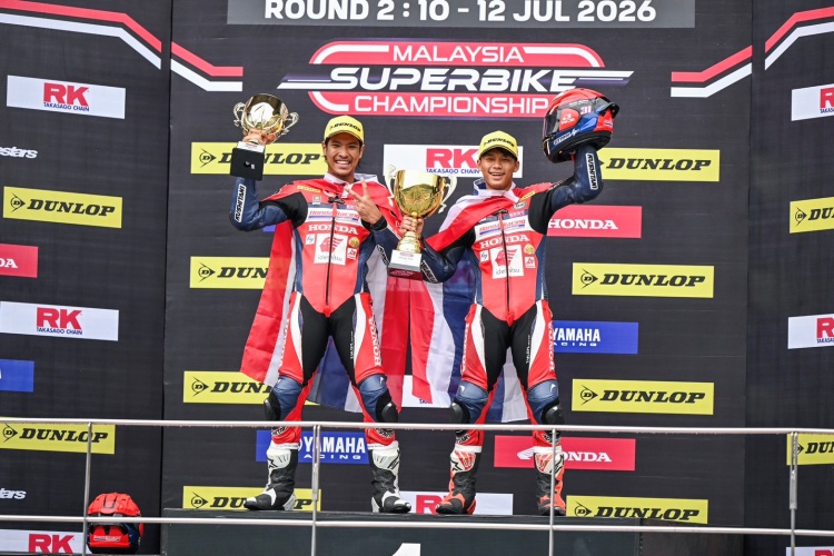 batch_Race1-MSBK-R2-08 “มิกซ์-ธนัช“ คว้าชัยแบบม้วนเดียวจบ “ไฮเปค-กฤษฎา“ บุกเดือดคว้าโพเดียมอันดับ 2 MSBK600 สนาม 2 เรซแรก เซปัง
