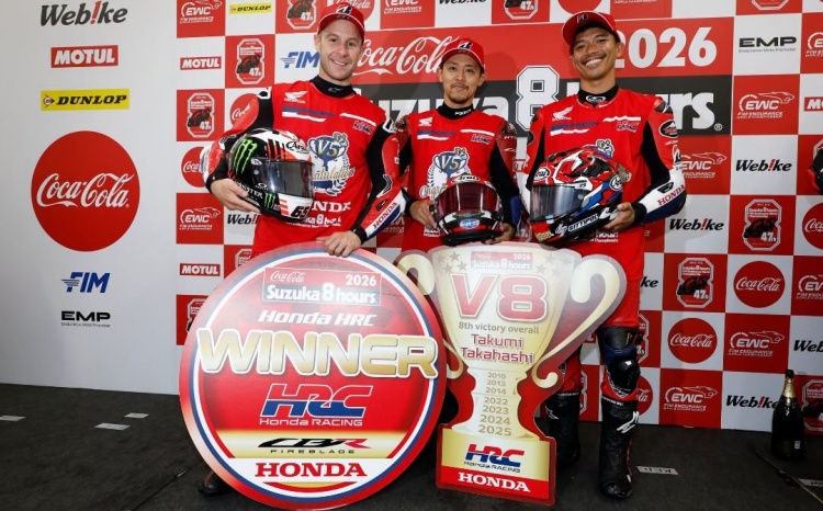 batch_Suzuka8H-2026-Kong-02 "ก้อง-สมเกียรติ" ขอบคุณ "ฮอนด้า เอชอาร์ซี" มอบประสบการณ์ร่วมทีมคว้าแชมป์ ศึก Suzuka 8 Hours 2026