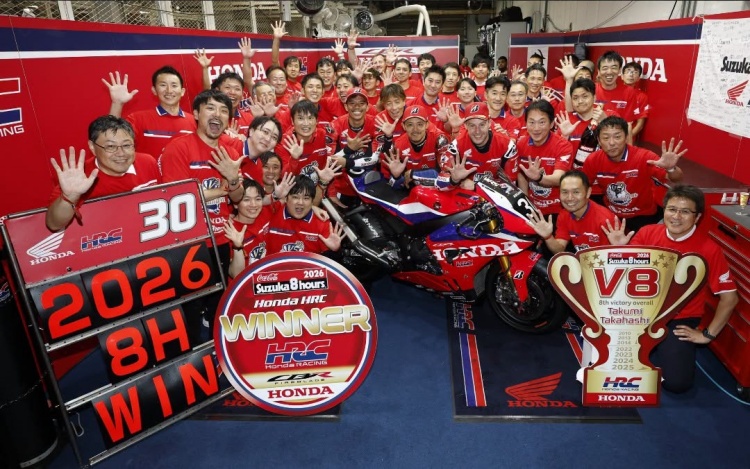 batch_Suzuka8H-2026-Kong-03 "ก้อง-สมเกียรติ" ขอบคุณ "ฮอนด้า เอชอาร์ซี" มอบประสบการณ์ร่วมทีมคว้าแชมป์ ศึก Suzuka 8 Hours 2026