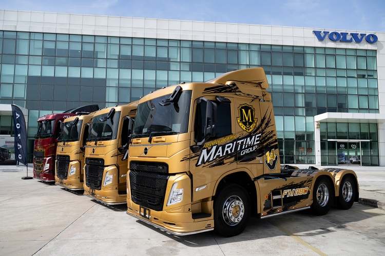 batch_pix2 Maritime Synergy ยกระดับ Premium Logistics Solution ด้วย Volvo Trucks ดีไซน์พิเศษสะท้อนเอกลักษณ์องค์กร พร้อมรองรับการเติบโตของเครือข่ายขนส่งข้ามพรมแดน