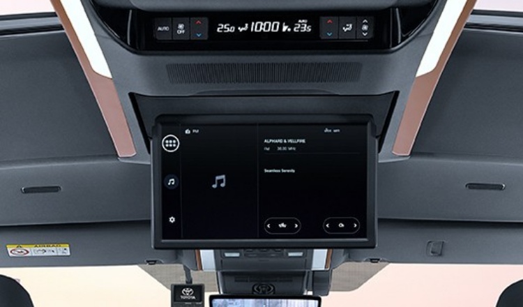 batch_13_Vellfire_Rear-Seat-Monitor New TOYOTA ALPHARD และ VELLFIRE รุ่นปรับปรุงใหม่ ปี 2569 พร้อมแนะนํารุ่นย่อยใหม่ล่าสุด HEV SMART