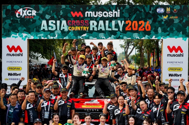 batch_AXCR-7634 TOYOTA GAZOO Racing Thailand นำ Hilux TRAVO คว้าอันดับ 2 ในศึก AXCR 2026