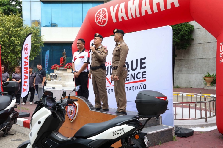 batch_S__629006342 ไทยยามาฮ่าส่งมอบ YAMAHA NMAX 155 ใหม่ จำนวน 1,001 คัน สนับสนุนภารกิจตำรวจจราจรทั่วประเทศ