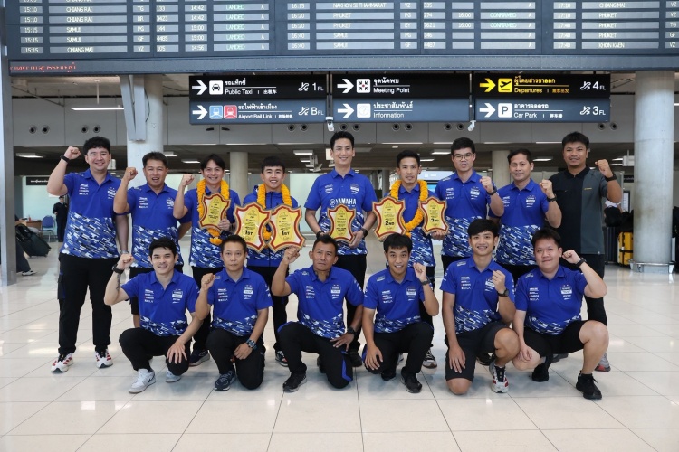 batch_S__631242769 ยามาฮ่า ไทยแลนด์ เรซซิ่งทีม กลับถึงประเทศไทย หลังบู๊ศึกชิงแชมป์เอเชีย สนาม 5 ที่มาเลเซีย พร้อมคว้าแชมป์เอเชียสมัยที่ 8 มาครองได้สำเร็จ