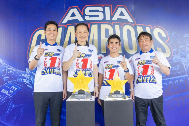 batch_S__634355720 ยามาฮ่าประดับดาวทอง “ไอเดีย” กฤตภัทร ผงาดแชมป์ ARRC 2026