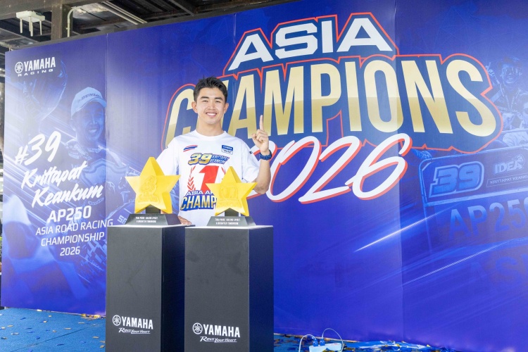 batch_S__634355722 ยามาฮ่าประดับดาวทอง “ไอเดีย” กฤตภัทร ผงาดแชมป์ ARRC 2026