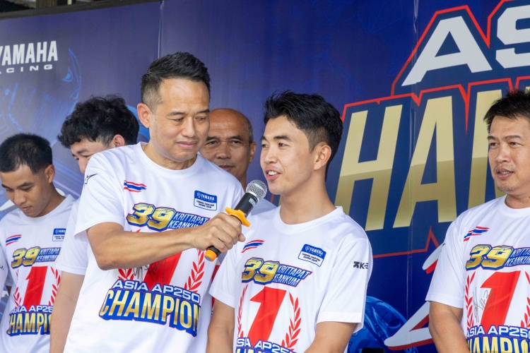 batch_S__634355728 ยามาฮ่าประดับดาวทอง “ไอเดีย” กฤตภัทร ผงาดแชมป์ ARRC 2026
