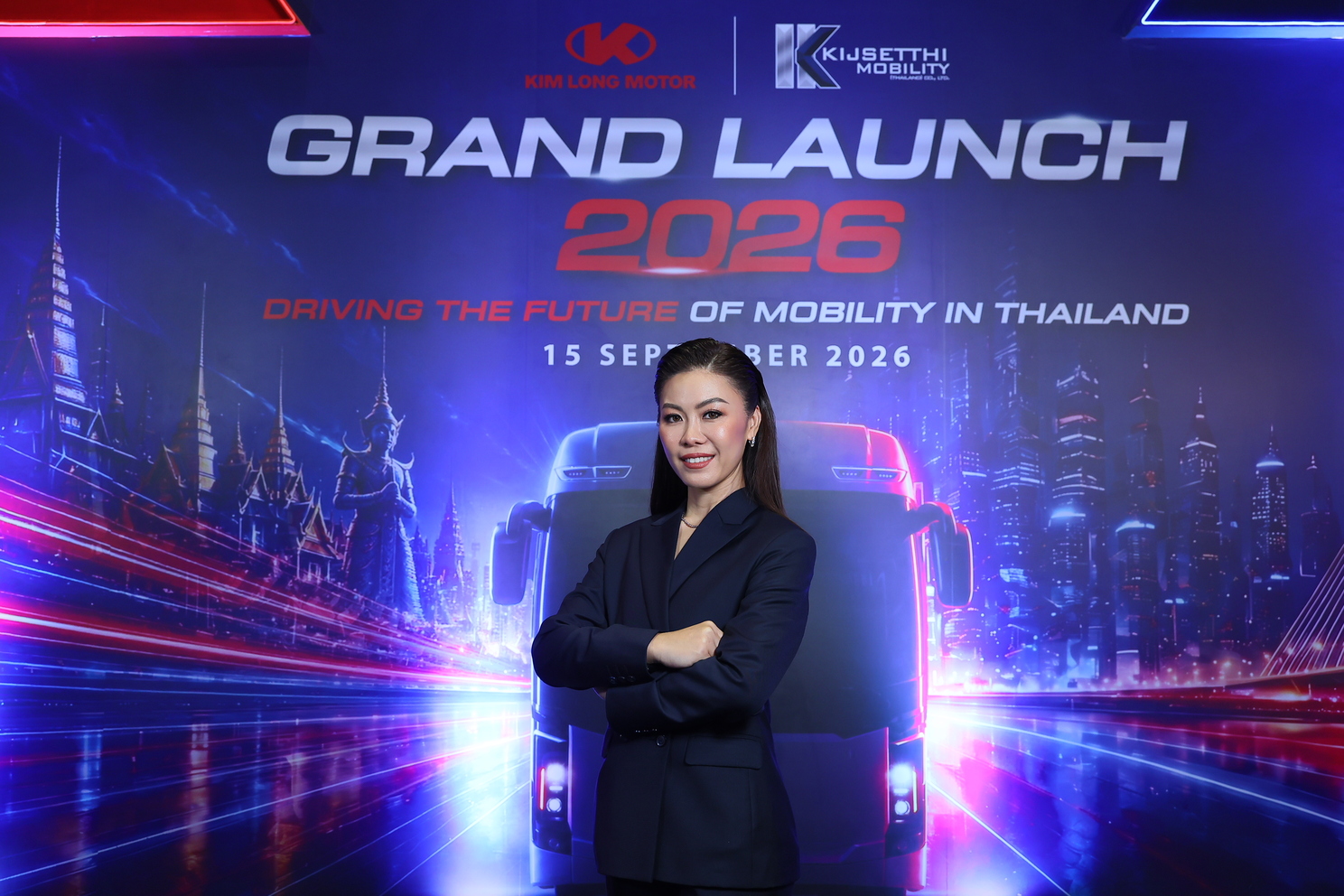 นางสาวชลากร-เศรษฐบัณทัต-ประธานเจ้าหน้าที่บริหาร-บริษัท-กิจเศรษฐี-โมบิลิตี้-ไทยแลนด์-จำก-2 KIJSETTHI MOBILITY ผนึกพันธมิตร KIM LONG เปิดไลน์อัพรถบัส ICE–EV ขับเคลื่อนอนาคตยานยนต์เพื่อการพาณิชย์ไทย