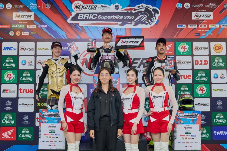 batch_15.600_Poduim NEXZTER BRIC Superbike สนาม 3 เดือดกลางสายฝน “บอล–โกยุ” หักปากกาเซียน! ลุ้นชิงดำนัดส่งท้ายปี