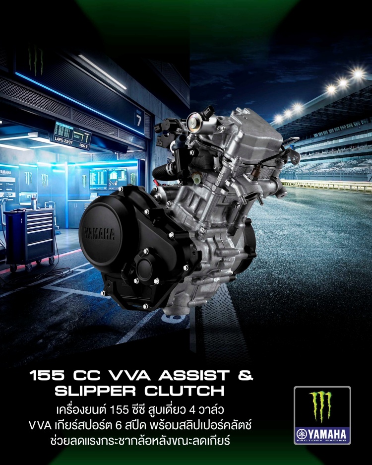 batch_S__641261577 NEW YAMAHA R15M ลายพิเศษ Monster Black ถ่ายทอด DNA ความแรงจาก YZR-M1 ในคลาส 155 ซีซี ผลิตจำนวนจำกัดเพียง 100 คันทั่วประเทศ